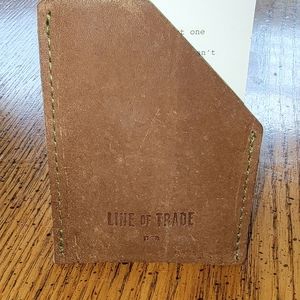 Slim Wallet/Business Card/Credit Card Wallet leather from Line of Trade